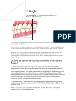 Clasificación Angle