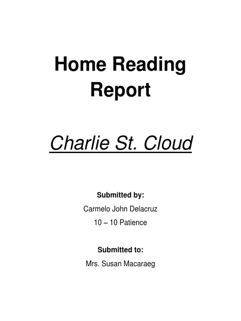 Ben Sherwood Charlie St Cloud Pdf