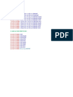 Combinaciones de Cargas para Fundaciones de Staad