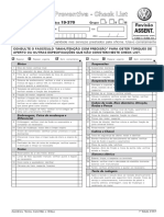 Check list de revisão de caminhão Constellation 19-370