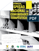 Relatório Da Inspeção Nacional Em Comunidades Terapêuticas