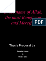 In The Name of Allah, The Most Beneficent and Merciful