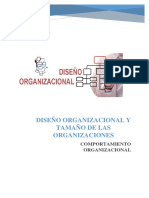 Diseño Organizacional y Tamaño de La Organización