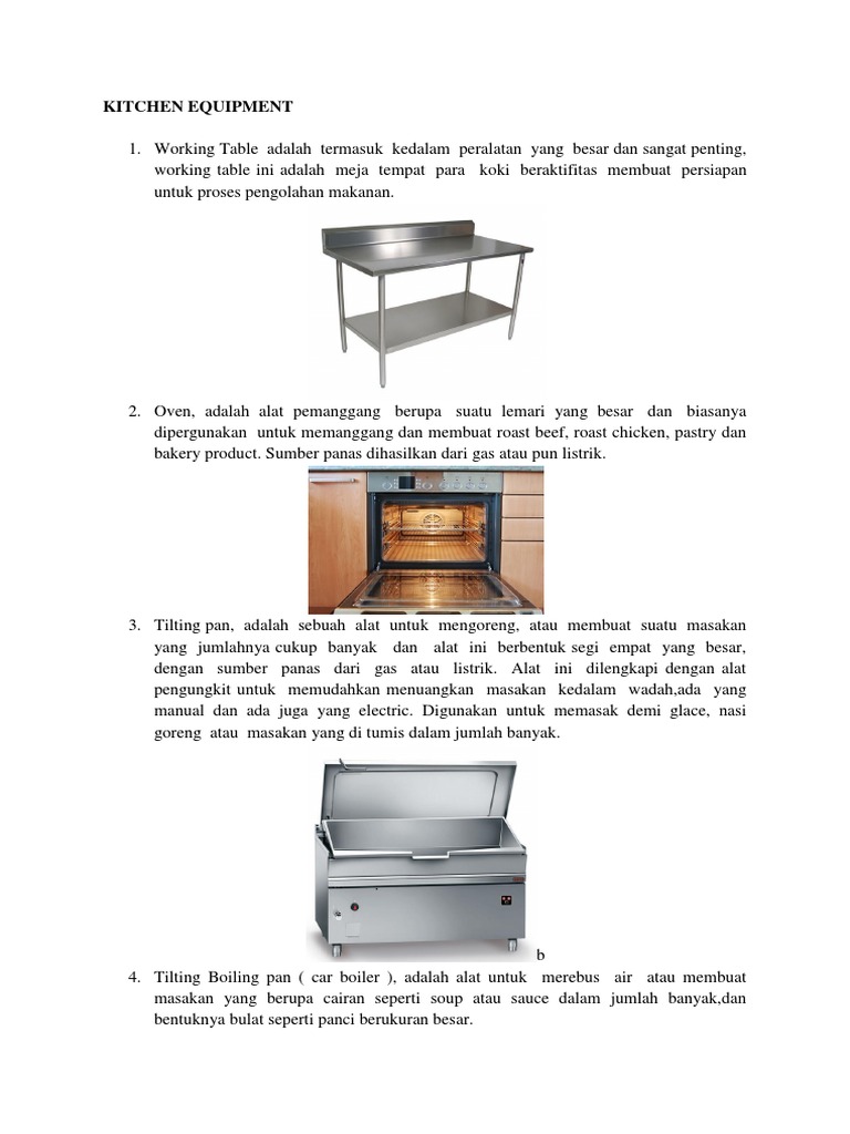 Kitchen Equipment PDF