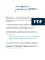 Clasificación Completa de Diagnósticos Enfermeros NANDA