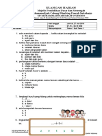 Soal K-13 Tema 1 Sub Tema 1