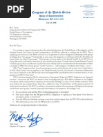 7-23-18 Letter to FBI Congressional Affairs Re FBI Relationship With SPLC