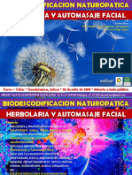 Curso Taller Biodescodificacion Herbolaria Automasaje Julio 2018