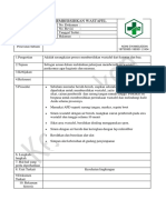 SOP Membersihkan Wastafel