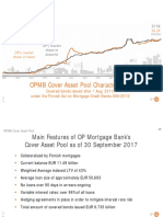 OPMB Cover Asset Pool Characteristics