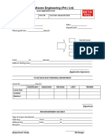 Shafisons Engineering (PVT.) LTD.: Leave Application Form