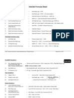 WellSharp Formula Sheet 03 February 2017 PDF
