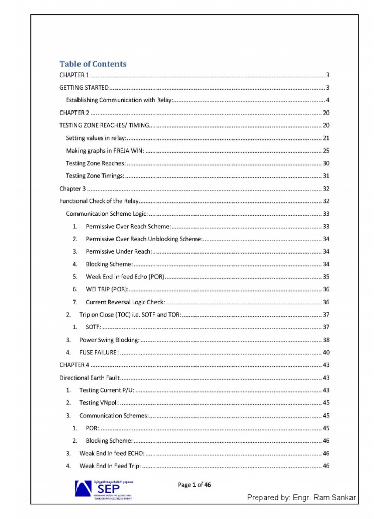 Testing Procedure For Micom p546 PDF With All PDF | PDF | Fuse ...