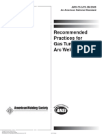 AWS C5.5-C5.5M-2003 Recommended Practices for Gas Tungsten Arc Welding