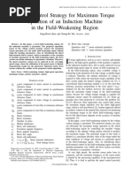 Voltage Control Strategy For Maximum Torque