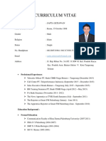 Curriculum Vitae: Education Background