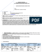 Esquema de Sílabo Pedagógico Huari 2018-I