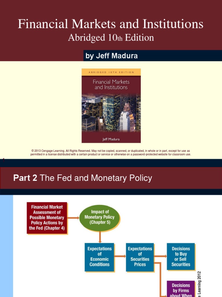Financial Markets and Institutions: Abridged 10 Edition | PDF | Federal ...