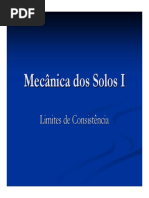 MECÂNICA DOS SOLOS