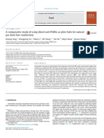 A Comparative Study of Using Diesel and Poden as Pilot Fuels for Natural Gas Dual-fuel Combustion