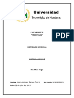 Análisis crítico de una carta sobre la situación política y económica de Honduras a inicios del siglo XX