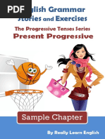 Present Progressive Stories and Exercises Sample