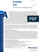 What Is The Recommended Method of Calculating A Stuck Point? July 2013