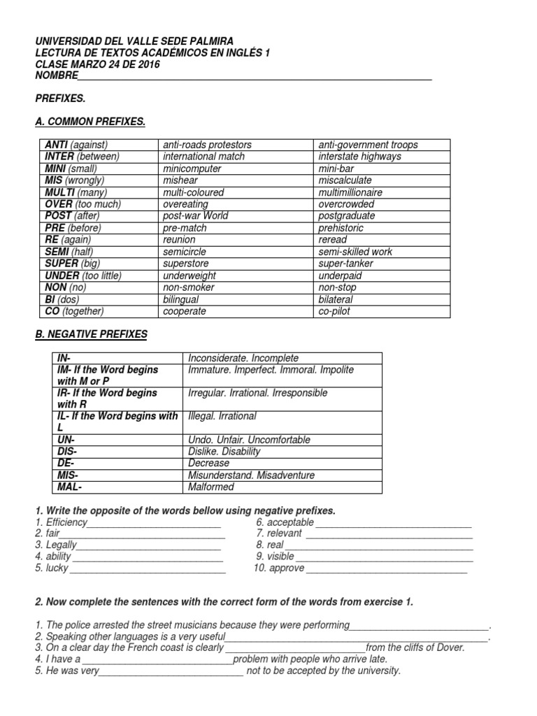 Sabado Marzo 24 Inglés 1 | PDF | Linguistic Morphology | Linguistic ...