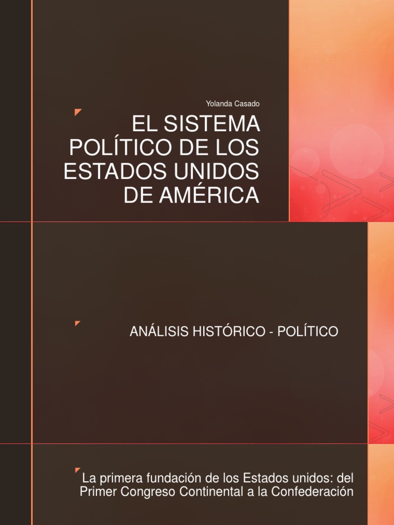 El Sistema Político de Los Estados Unidos De | Presidentes de los ...