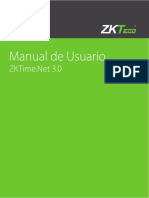 ZKTimeNet Manual de Usuario