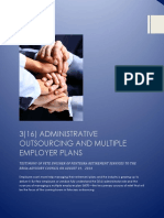 3 16 Administrative Outsourcing and Multiple Employer Plans