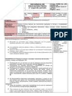 Secuencia de Ed. Física 2º Planes de Evaluacion Macros Periodo 2