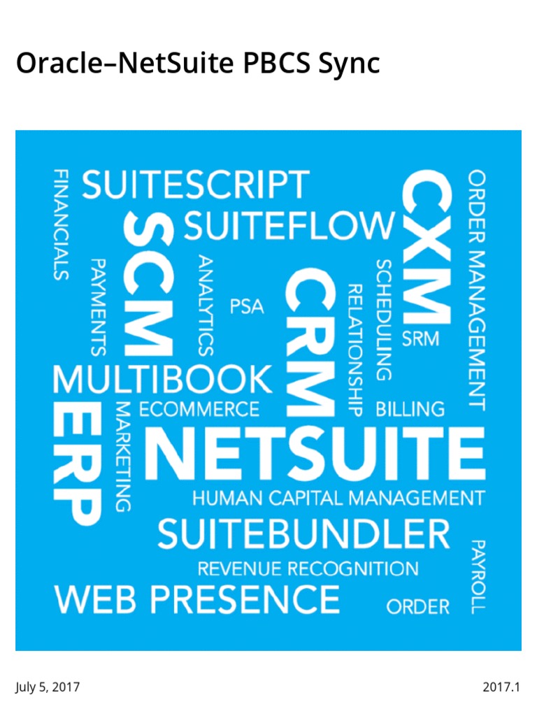 Oracle Net Suite PBC S Sync | PDF | Software Testing | Oracle Database