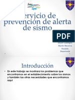 Servicio de Prevención de Alerta de Sismo