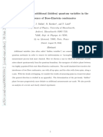 The Evolution of Additional (Hidden) Quantum Variables in The Interference of Bose-Einstein Condensates - 2006 - 0605038v2