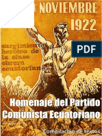Homenaje 15 de Noviembre 1922 Ecuador