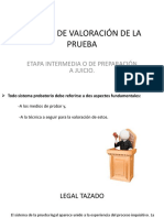 11a Clase de Derecho Procesal Penal (Sistema de Valoración de La Prueba).