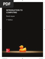 Introduction To Computing: 1 Edition David Joyner