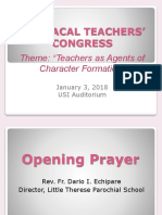 8th CEACAL TEACHERS' CONGRESS