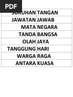 Latihan Kata Hubung Pancangan Keterangan