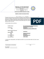 Republic of The Philippines Department of Education: Concepcion Grande Elementary School Parental Consent and Waiver Form