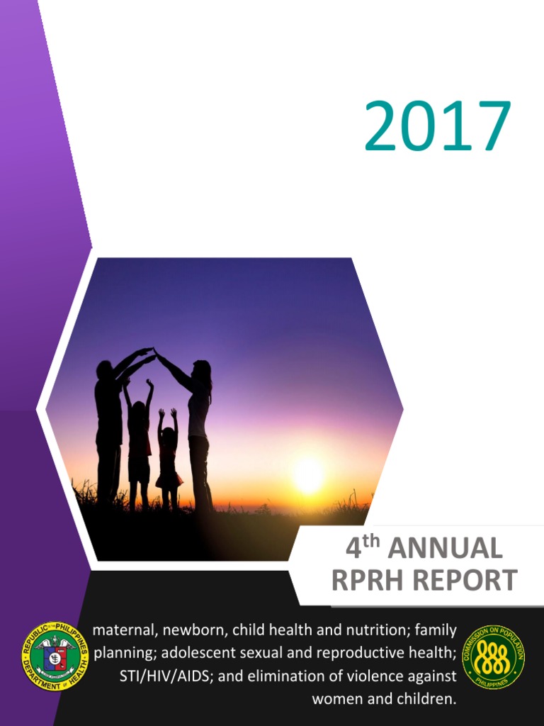 4th RPRH Annual Report 2017 | PDF | Family Planning | Preventive Healthcare