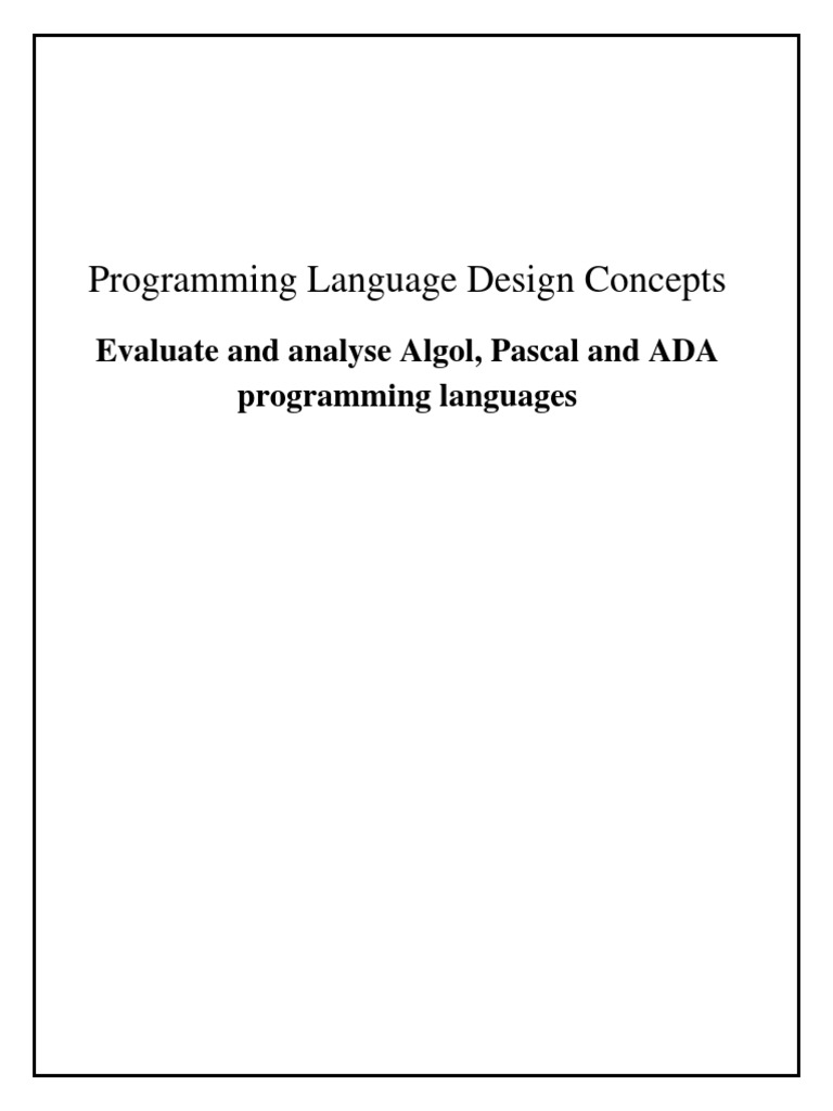 Programming Language Design Concepts | Download Free PDF | Data Type ...