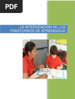 La Intervencion de Los Trastornoa Unidad V