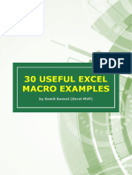 30 Useful Excel Macro Examples