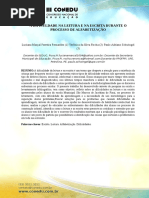 Dificuldade Na Leitura e Na Escrita Durante o Processo de Alfabetização