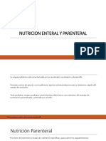Nutricion Enteral y Parenteral
