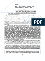 World War I Intelligence Testing and the Development of Psychology (1977) by Franz Samelson.pdf