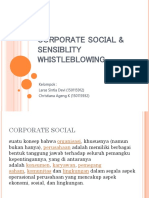 coorporate social & sensibilty 