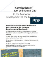 The Contributions of Petroleum and Natural Gas